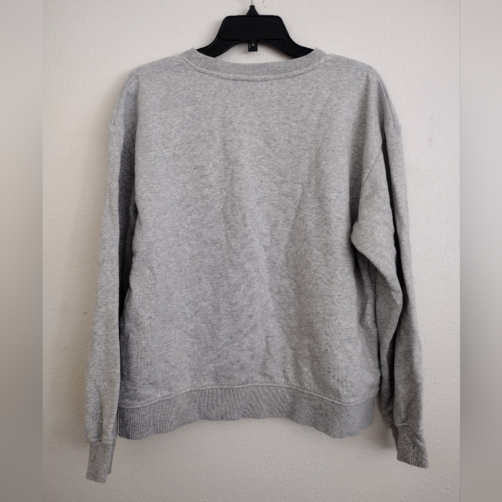 H&M Disney Mickey And Friends Festive Gray and Red Holiday Sweatshirt Medium - Picture 12 of 12